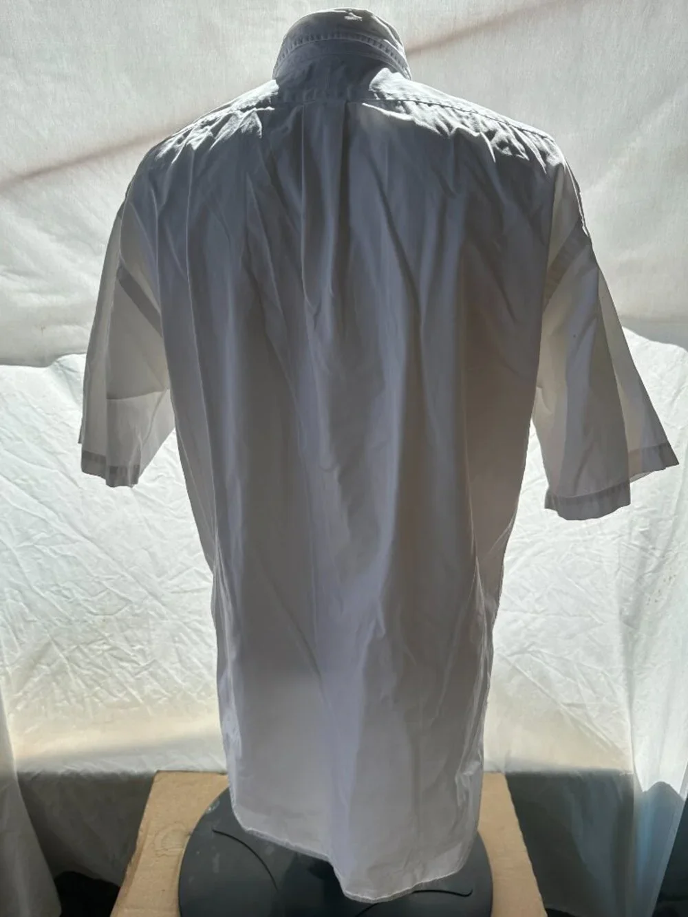 Ralph Lauren Blake Men's White SS Button Front Shirt Medium Cotton